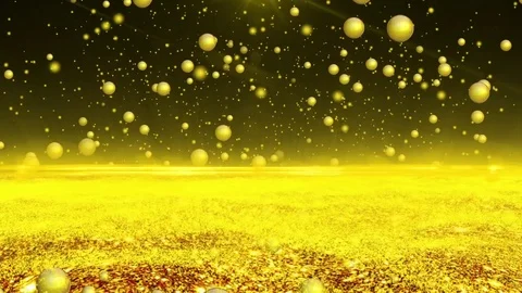Golden abstract space creative background Видео 82251464