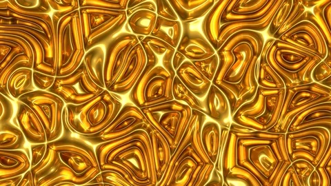 Golden abstract wave background. Stock Footage 120041423