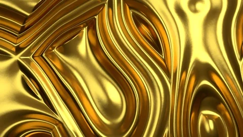 Golden Abstract Wave Background. Stock-Footage 124968703