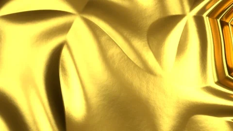 Golden abstract wave background. Video stock 125727807