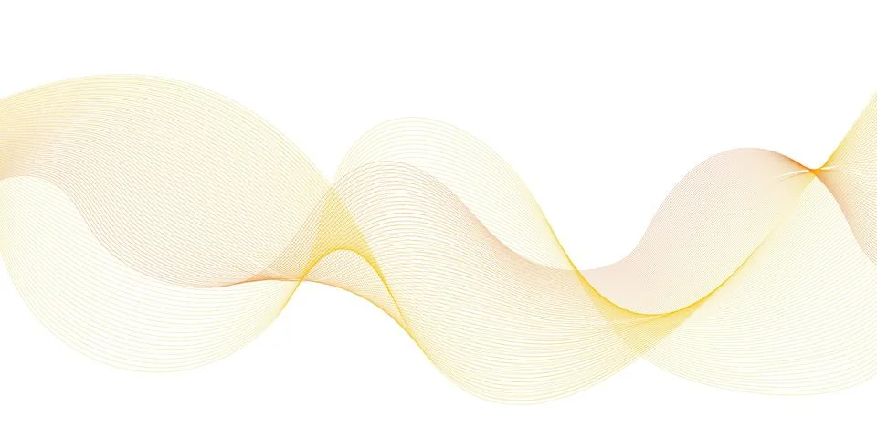 Golden Abstract Wave Background Illustrazione stock
