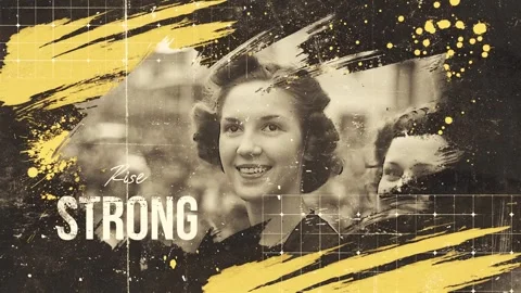 Golden Age History Slideshow Stock After Effects
