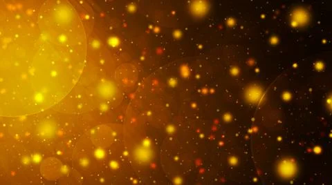 Golden and brown abstract gradient bokeh background Illustrazione stock