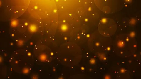 Golden and brown abstract gradient bokeh background Stock Illustration