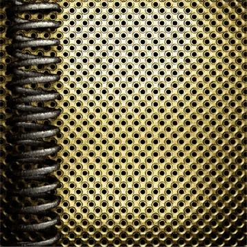 Golden and silver background Stock Illustration