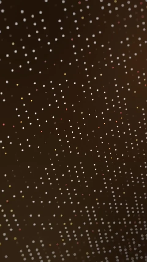 Golden and White Dot Pattern Brown Background Vertical Technology Animated Video Stock-Footage 313035804