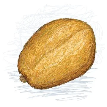 Golden apple Stock Illustration