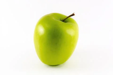 Golden Apple Isolated. Stock Photos