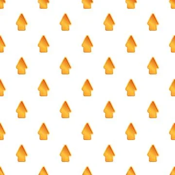 Golden arrows pointing up seamless pattern background イラスト素材