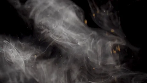 Golden Ascending Glowing Particles with Light Rays Motion Graphic Background 動画素材 100545980