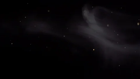 Golden Ascending Glowing Particles with Light Rays Motion Graphic Background 스톡 동영상 100610434