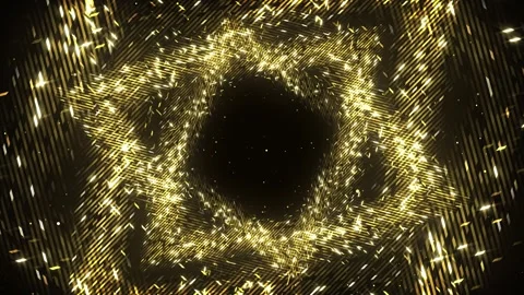 Golden Awards Glitters Stock Footage 317841382