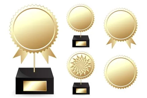Golden awards Stock Illustration