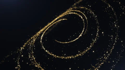 Golden Awards Particles Background Video stock 247467795