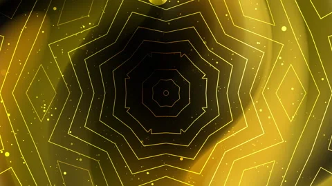 Golden background with geometric patterns and dots. Stock Footage 280691758