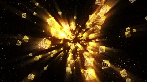 Golden background for a logo. Vidéo 82244145