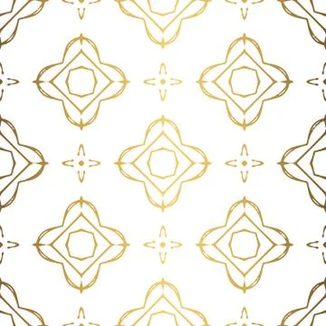 Golden background. Luxury seamless pattern elegant design Illustrazione stock