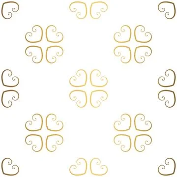 Golden background. Luxury seamless pattern elegant design Stock Illustration
