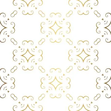 Golden background. Luxury seamless pattern elegant design Stock Illustration