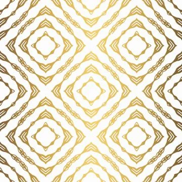 Golden background. Luxury seamless pattern elegant design Stock Illustration