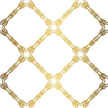 Golden background. Luxury seamless pattern elegant design Stock Illustration