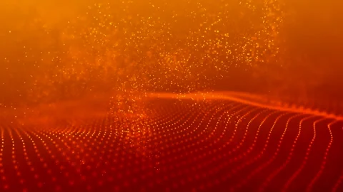 Golden background with shimmering particles Video stock 99248265