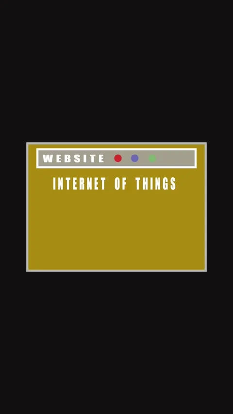 Golden background website interface animation internet of things digital te.. Stock Footage 321629847