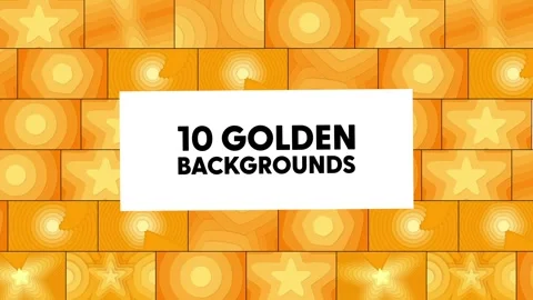 Golden Backgrounds After Effects stock