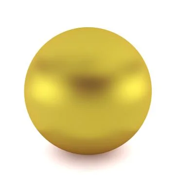 Golden ball Stock Illustration
