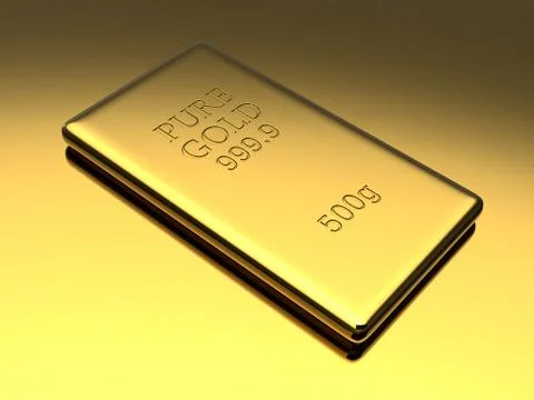 Golden bars background Stock Illustration