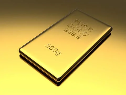 Golden bars background Stock Illustration