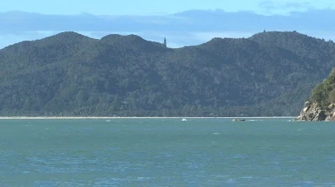 Golden bay, New-Zealand Stock Footage