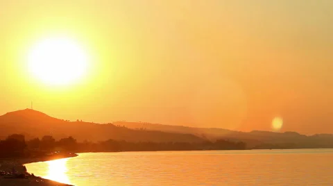 Golden beach Video stock 42888731