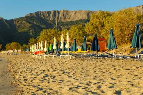Golden beach Stock Photos