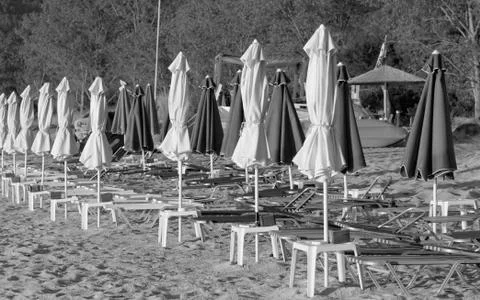 Golden beach Stock Photos