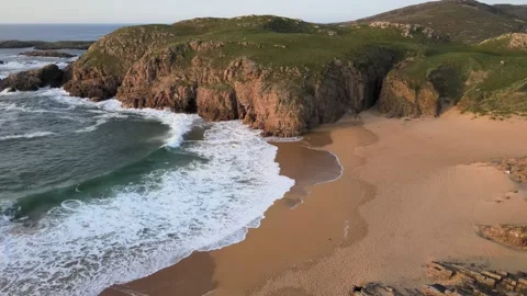 Golden beach sunset Stock Footage 150732205