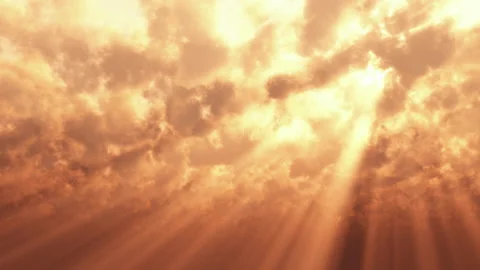 Golden beams of light Stock Footage 170401659