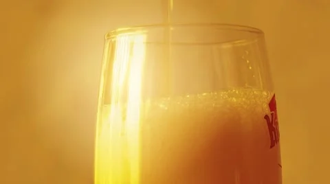 Golden beer Stock Footage 7132289