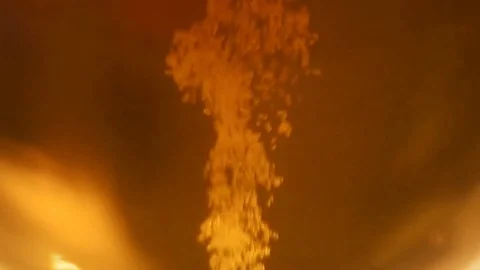 Golden beer with gas background Stock Footage 128501488