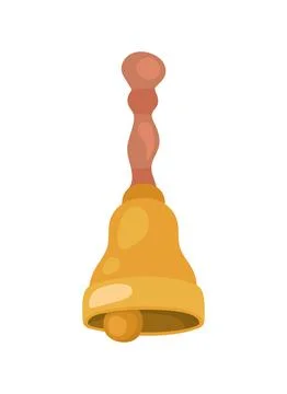 Golden bell design Stock Illustration