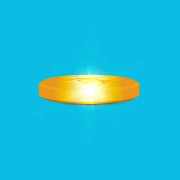 Golden bitcoin bunch. Vector illustration Stock Illustration