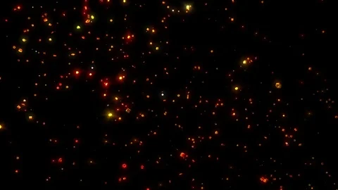 Golden Blizzard Stock Footage 70819744