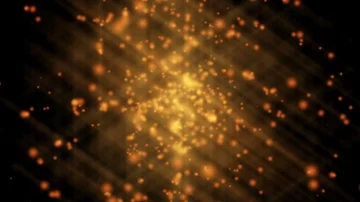 Golden Blurred Lights and Rays of Light Video stock 85825219