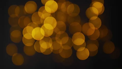Golden blurred lights Video stock 143331376