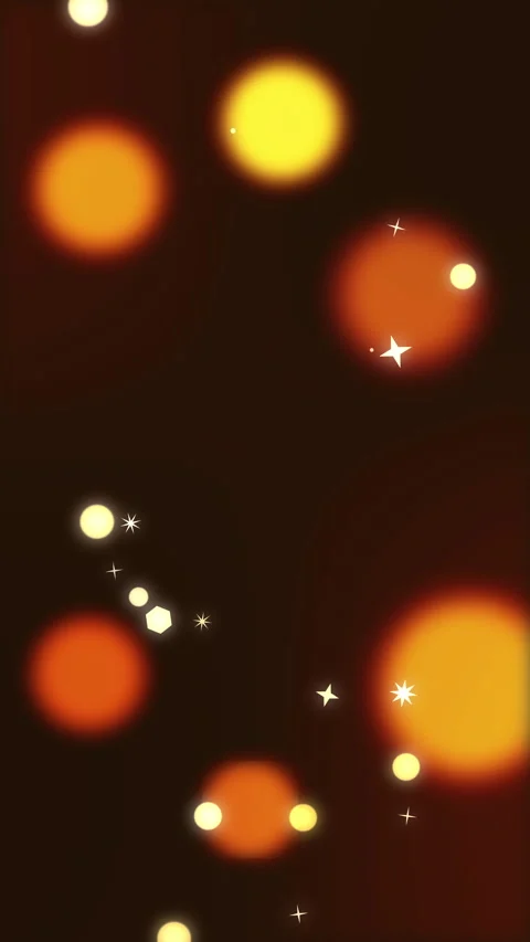 Golden bokeh and glowing light particles looping motion background Stock Footage 346738490