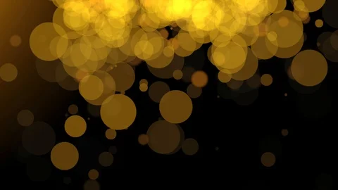 Golden bokeh background Vidéo 89621285