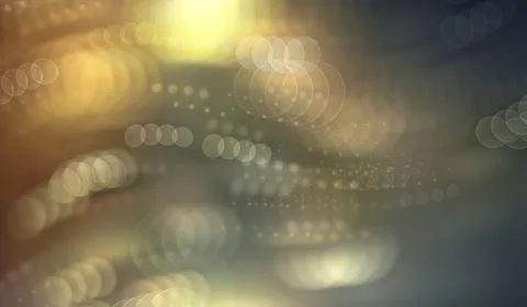 Golden Bokeh Background Stock Illustration
