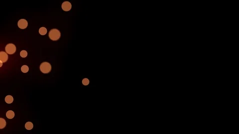 Golden bokeh black background Stock Footage 89877995