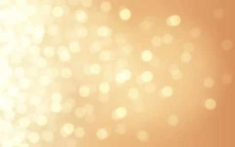 Golden bokeh on black background, Vector eps 10 illustration bokeh particles Stock Illustration