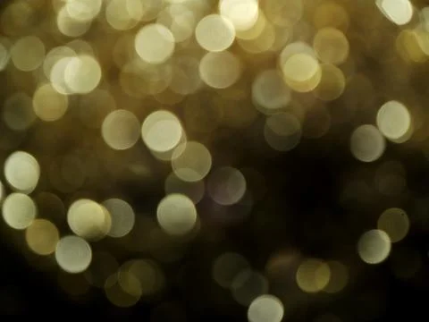 Golden Bokeh Effect Stock-Fotos
